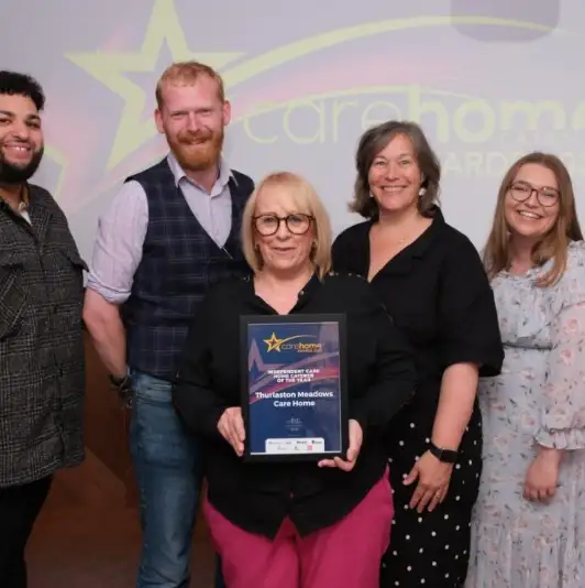 Thurlaston Meadows at an award ceremony